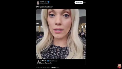 Feb 27 2025 - White House Reporter Liz Wheeler - The REAL Story On Today's Epstein Files + A Look