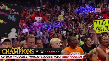 FULL MATCH- Roman Reigns vs. Randy Orton vs. Kane vs. John Cena –Title Match- WWE Battleground 2014