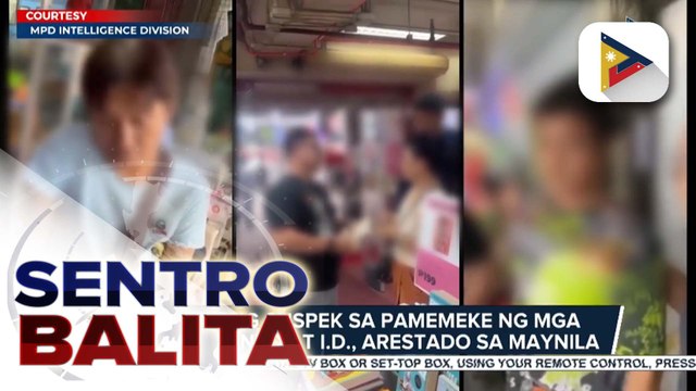 Tatlong suspek sa pamemeke ng mga dokumento at ID kabilang ang PWD IDs, arestado sa Maynila