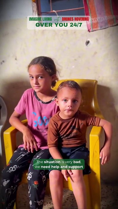 Gaza Crisis – The Noise You Hear is from Drones Hovering Over Their Heads 24/7