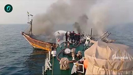 Mumbai Boat Fire News : समुद्र में मछुआरों की बोट में अचानक लगी आग,18 लोगों ने कैसे बचाई जान |Alibag