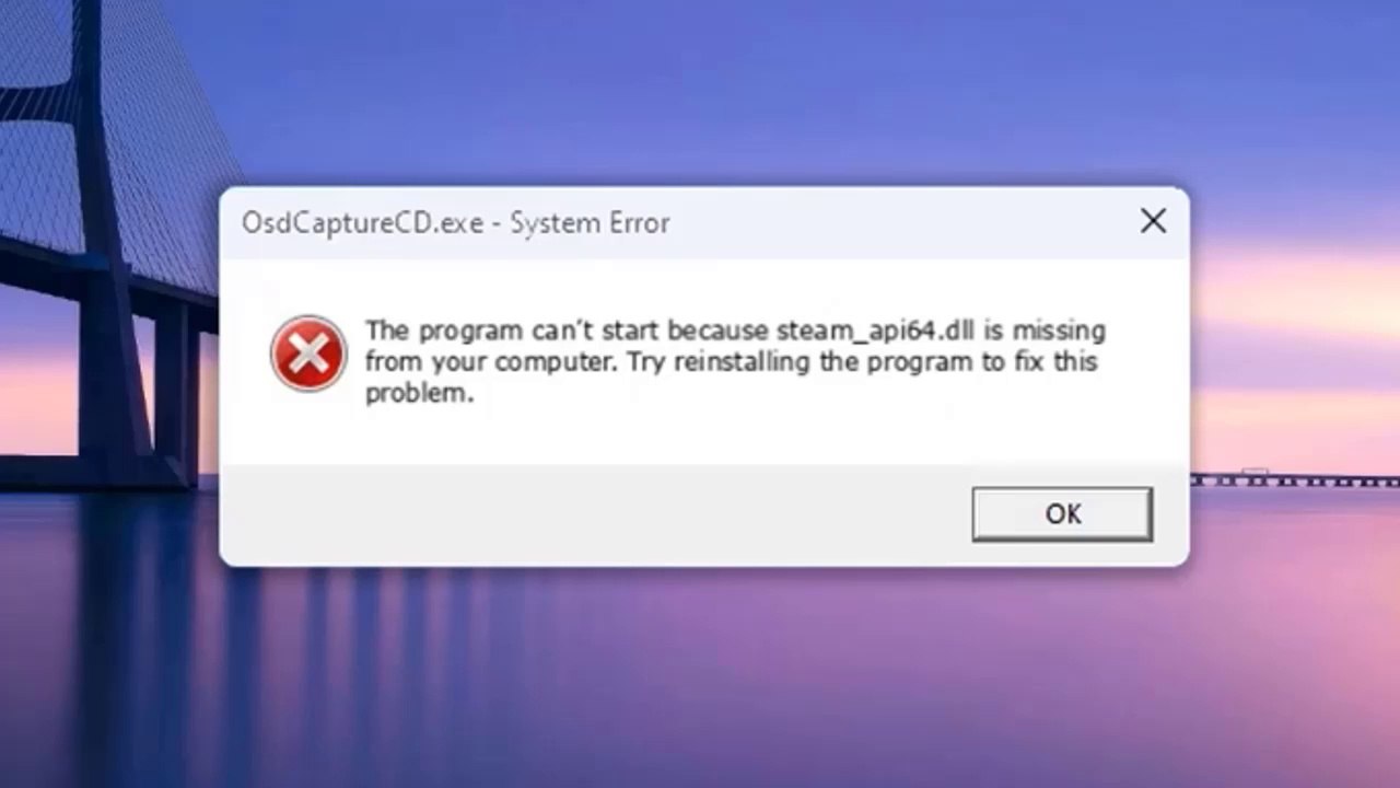 How To Solve Error Steam_api64.dll is Missing and not found on Windows 11/10/8/7