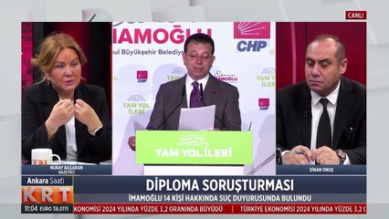 Nuray Başaran KRT TV'de İmamoğlu'nun diploma konusunu ele aldı