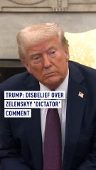 Trump: Disbelief over Zelenskyy ‘dictator’ comment
