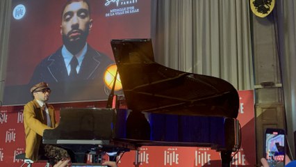 Sofiane Pamart reçoit la médaille d'or de la ville de Lille