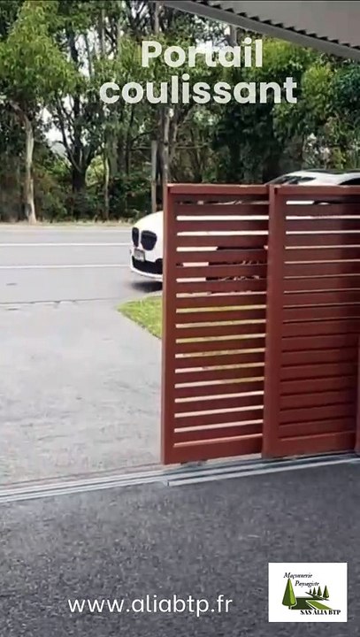 🏡 INSTALLATION D'UN PORTAIL COULISSANT PAR ALIA BTP Paysagiste Yvelines et Hauts de Seine🏡