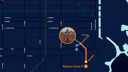 Jorge Macri anunció la construcción de la Línea F del subte en la Ciudad: cuál será su recorrido