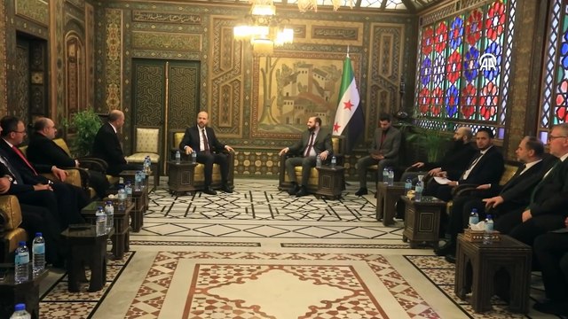 İlim Yayma Vakfı Mütevelli Heyeti Başkanı Bilal Erdoğan ve beraberindeki Türk heyetinden Şam'a ziyaret