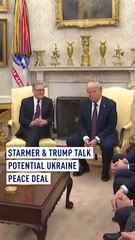 Starmer & Trump talk potential Ukraine peace deal
