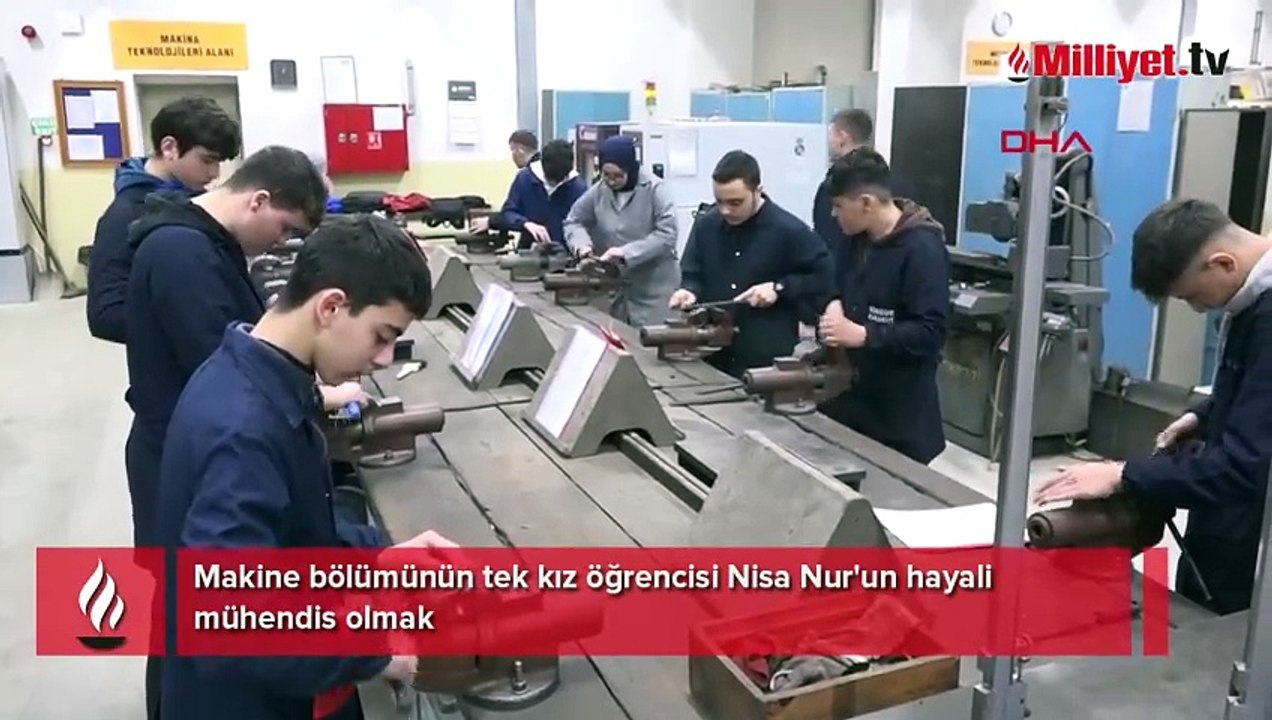 140 öğrenci arasında tek kız: Bu bölüme geldiğime pişman değilim