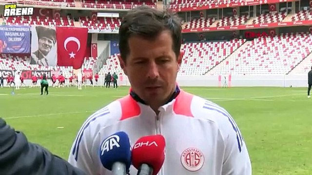Antalyaspor teknik direktörü Emre Belözoğlu: 'Fenerbahçe karşısında işimiz kolay değil'