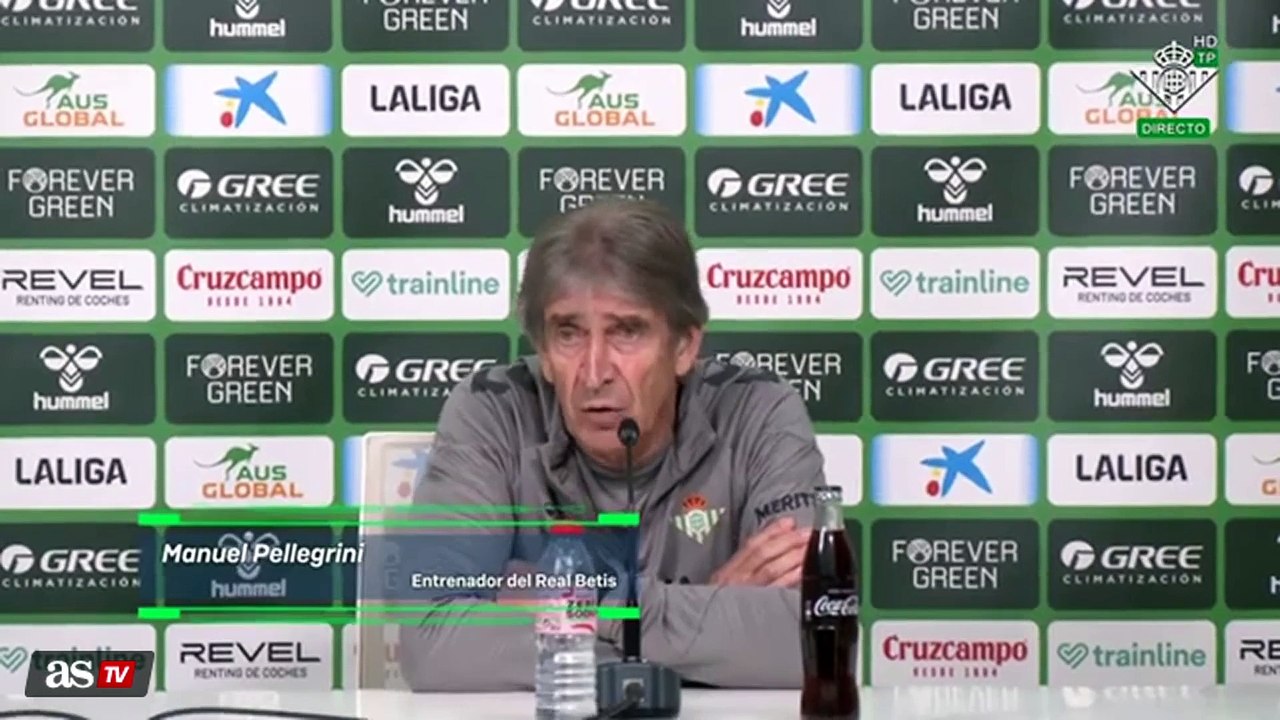 Rueda de prensa completa Manuel Pellegrini previa al Betis - Real Madrid