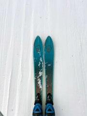 Stunning display of skilled skiers effortlessly moving in sync