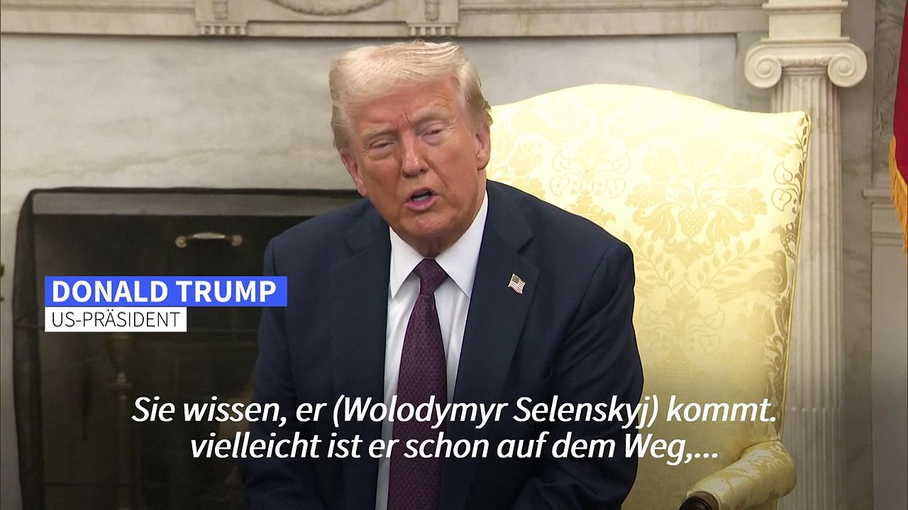 Trump über Selenskyj: 'Diktator? Habe ich das gesagt?'