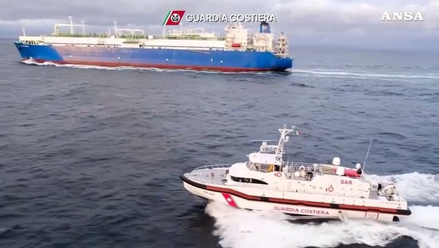 La nave rigassificatrice Bw Singapore arriva a Ravenna