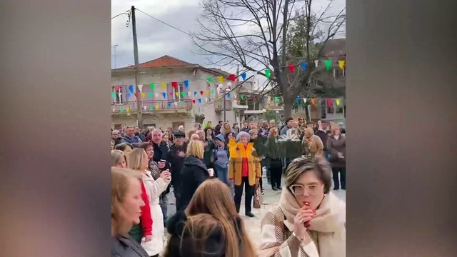 Συγκέντρωση για τα Τέμπη στην Ελάτεια.