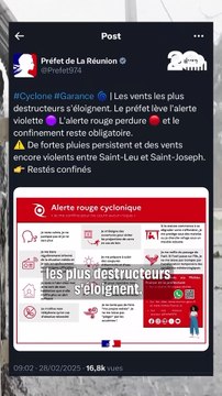 Cyclone Garance : La Réunion frappée de plein fouet
