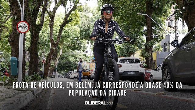 Frota de veículos, em Belém, já corresponde a quase 40% da população da cidade