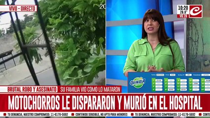 Salio a comprar y lo mataron frente a su familia