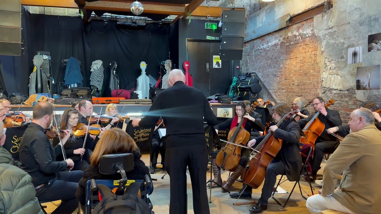 Sunderland Symphony Orchestra perform Herschel's 8th symphony at Pop Recs