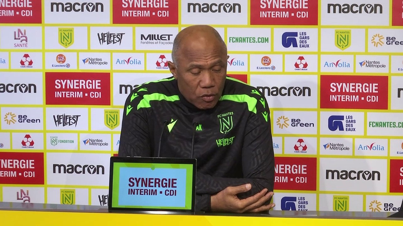 Kombouaré : « On doit faire confiance à l'arbitrage de Madame Frappart » à Marseille - Foot - L1 - Nantes