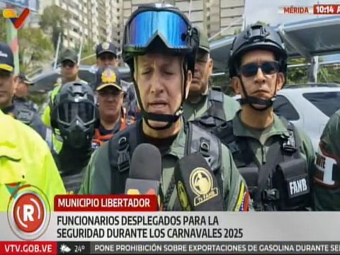 Mérida | En unión cívico militar se despliega el Operativo Carnavales Seguros y Felices 2025