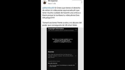 Mr. Inspector censurado por Black Loquendo Uruguay