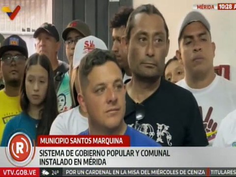 Mérida | Habitantes instalan el Sistema de Gobierno Popular y Comunal en el mcpio. Santos Marquina