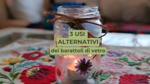 Riciclo creativo barattoli di vetro