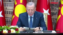 Kuzey Makedonya Başbakanı İstanbul'da! Erdoğan: Ticaret hacmimizi iki katına çıkarmak için çalışmalarımızı sürdürüyoruz
