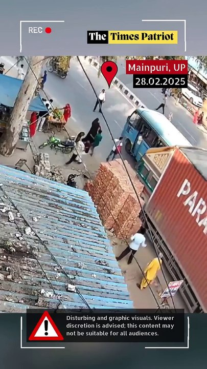 Mainpuri: Truck Violates Orders, Runs Over Woman, Sparks Panic