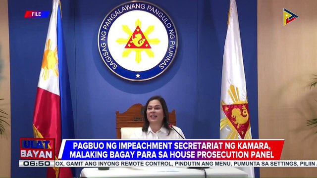 House Prosecution Panel, nangangamba na masakripisyo ang hawak nilang ebidensya at testigo kung patatagalin pa ang impeachment trial vs. VP Sara Duterte