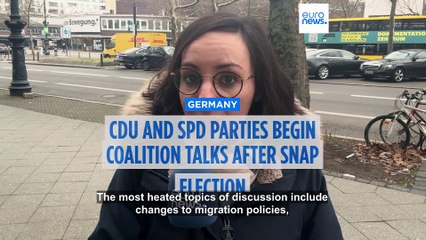CDU and SPD start talks in bid to form next German government