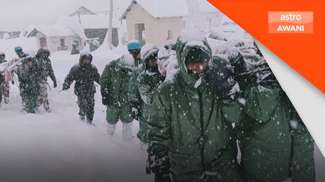 41 pekerja dikhuatiri tertimbus runtuhan salji