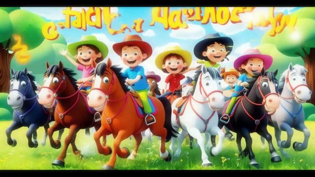 HORSES Gallop into Fun with This Catchy Kids Song!