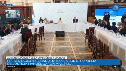 Garcia Mansilla reconocía que no aceptaría un nombramiento en comisión en la Corte y le "faltaría independencia"