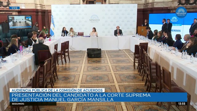 Garcia Mansilla reconocía que no aceptaría un nombramiento en comisión en la Corte y le faltaría independencia