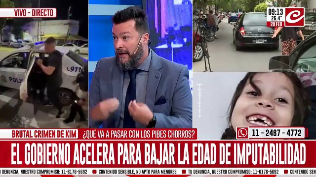 Crimen de Kim: familiares y amigos marchan al juzgado de menores