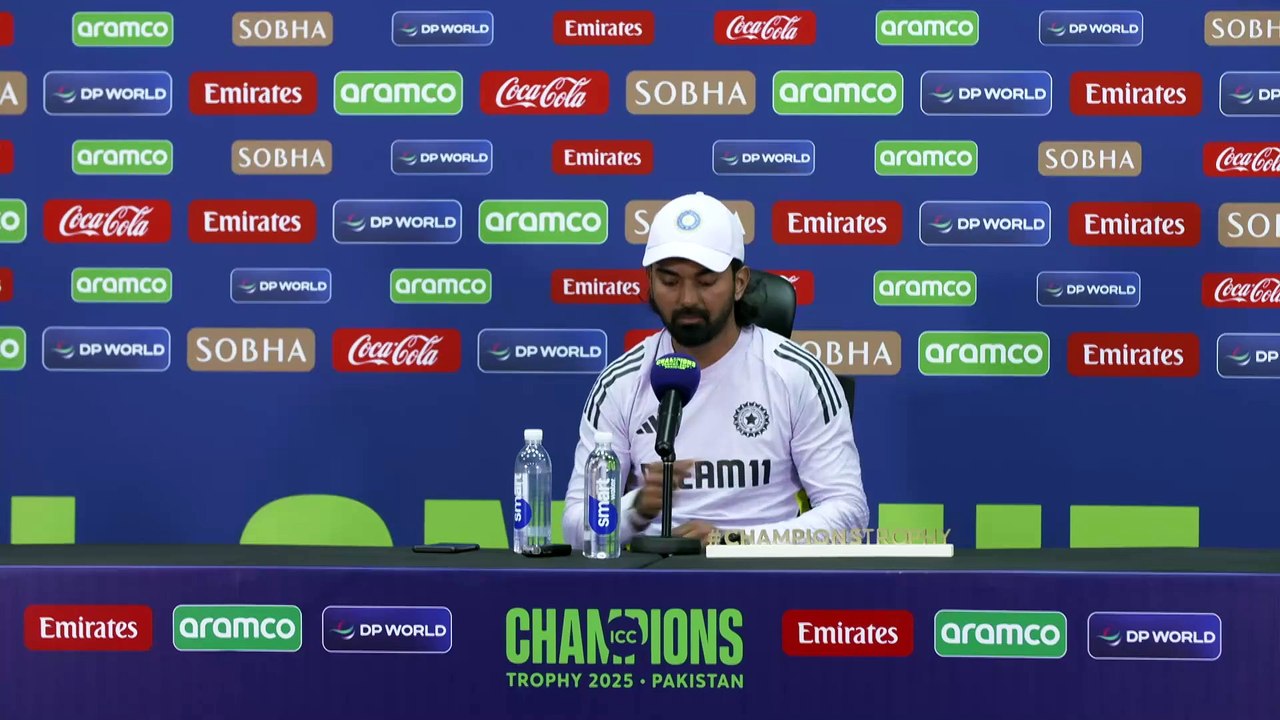 India's KL Rahul previews ICC Champions Trophy clash with New Zealand