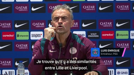 PSG - Luis Enrique veut se servir de Lille pour préparer Liverpool