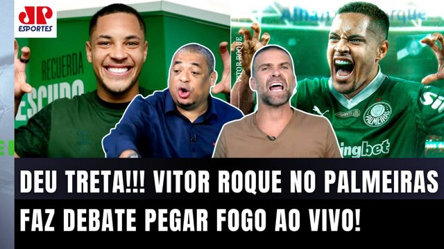 VOCÊ TÁ LOUCO??? O Vitor Roque é UMA CONTRATAÇÃO SENSACIONAL do Palmeiras! Cara, ele... TRETA!