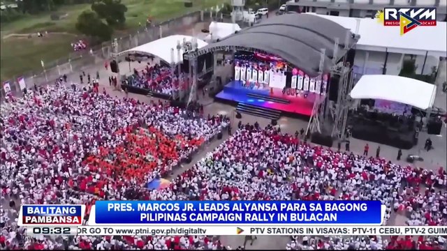 PBBM leads Alyansa para sa Bagong Pilipinas campaign rally in Bulacan