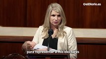 Una congresista acude a votar los presupuestos de Trump con su recién nacido: “No me dieron la oportunidad de hacerlo en remoto 