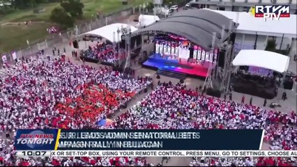 PBBM leads admin senatorial bets' campaign rally in Bulacan