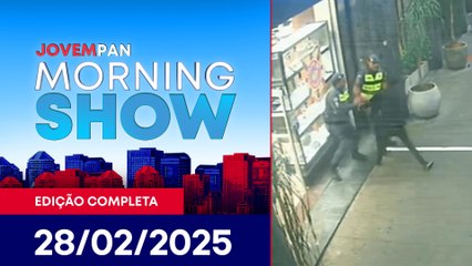 HOMEM TENTAR ROUBAR ARMA DE POLICIAS/ SMART SAMPA NO CARNAVAL | MORNING SHOW - 28/02/25