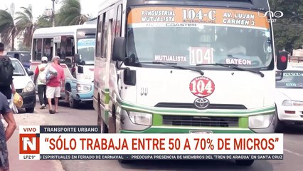 SCZ : NO HAY MICROS POR FALTA DE COMBUSTIBLE