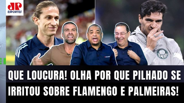 QUÊ??? VOCÊ É UM FALSO! DESCARADO! Entre Filipe Luís e Abel hoje... | RESENHA Flamengo x Palmeiras