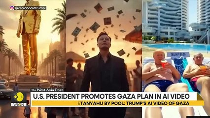 Trump s Version Of Future Gaza: Netanyahu And Booze Alongside Beach | The West Asia Post | WION