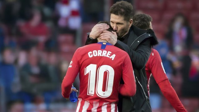Diego Simeone elogia al Athletic y destaca el ''compromiso'' de Ángel Correa con el Atlético de Madrid