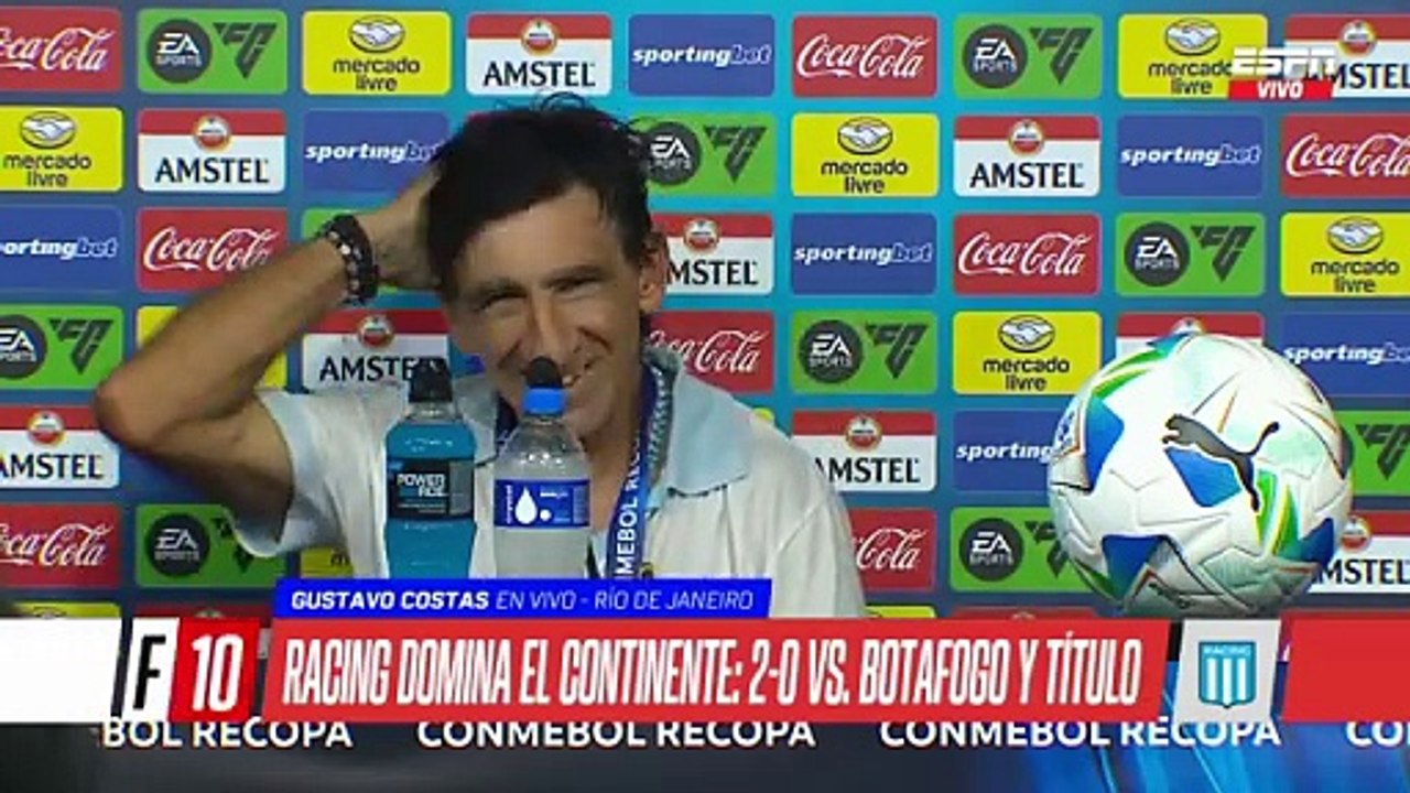 "El mejor regalo de mi vida": Costas agradeció por la obtención de la recopa Sudamericana en su 62º cumpleaños